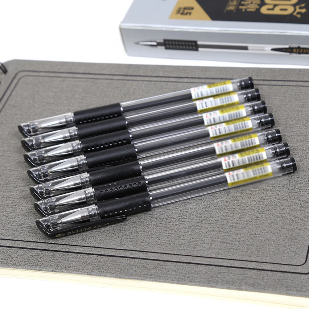 

12Pcs Gel Pen Black Fine Point Smooth Ink Pens for Student Writing Office Business Stationery Gift Gel Pen