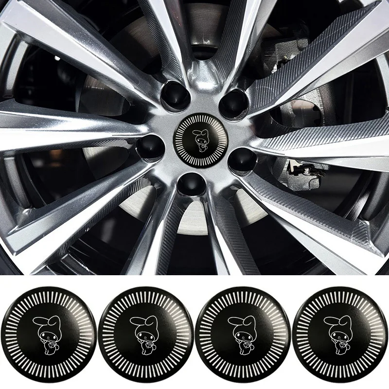 

4pcs 56/60/65mm Melody Car Wheel Center Hub Stickers Decals for Audi BMW Honda Hyundai KIA Lexus Volvo Opel Peugeot Suzuki Buick