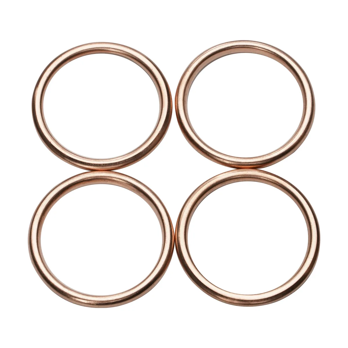 4PCS Motorcycle Muffler Exhaust Pipe Gasket for TRX420 Rancher 2007-2024 TRX450 1998-2004 TRX520 2020-2024  TRX500 2001--2019