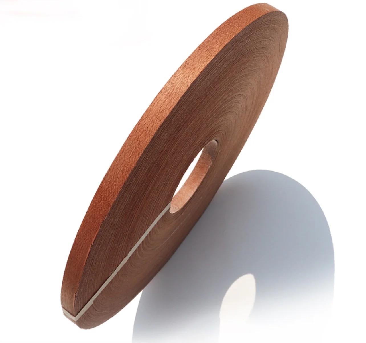 50-200Meters/roller  Width:20mm Thickness:0.5mm Natural Sapele  Edge Banding Strip Wood Veneer Sheets