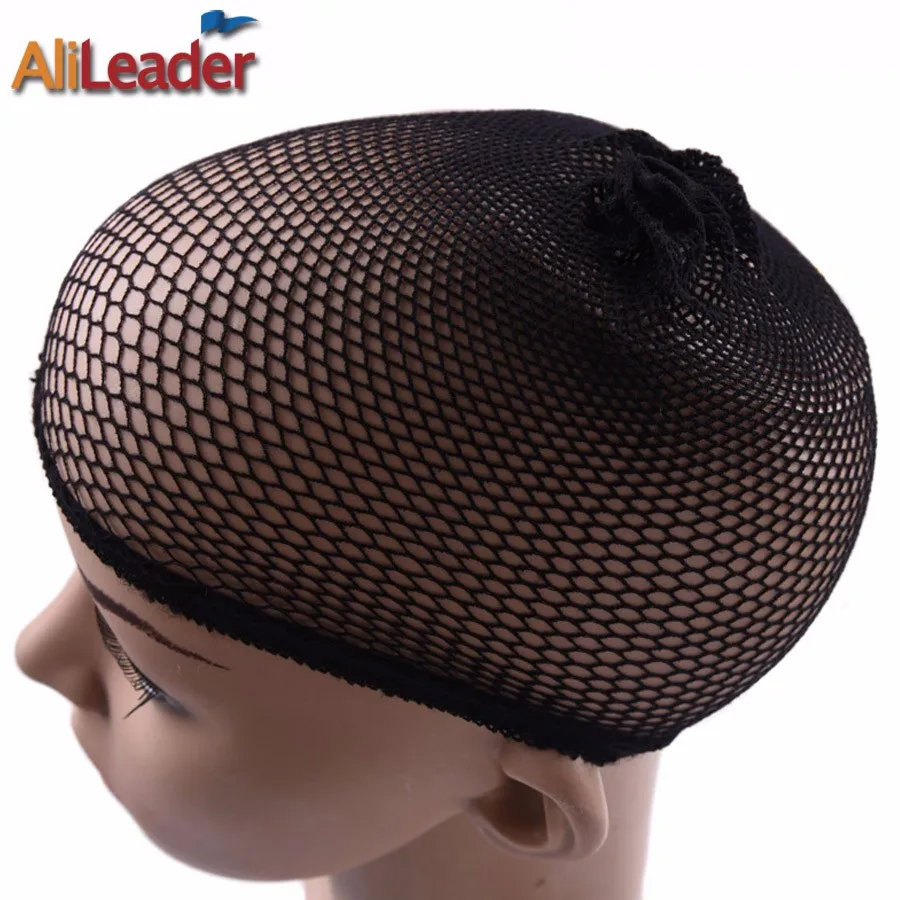 

Fishnet Hairnte Black Mesh Wig Cap For Weaving Wig Cap Stretch Elastic Hair Net Open End Mesh Hair Net 1/2/5Pc Wig Cap For Women