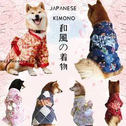 Japanese Kimono for Dog Clothes Dog Coat Shirt Corgi Shiba Inu Poodle Christmas Easter for Dog Holiday Costumes Cosplay Dog Sets