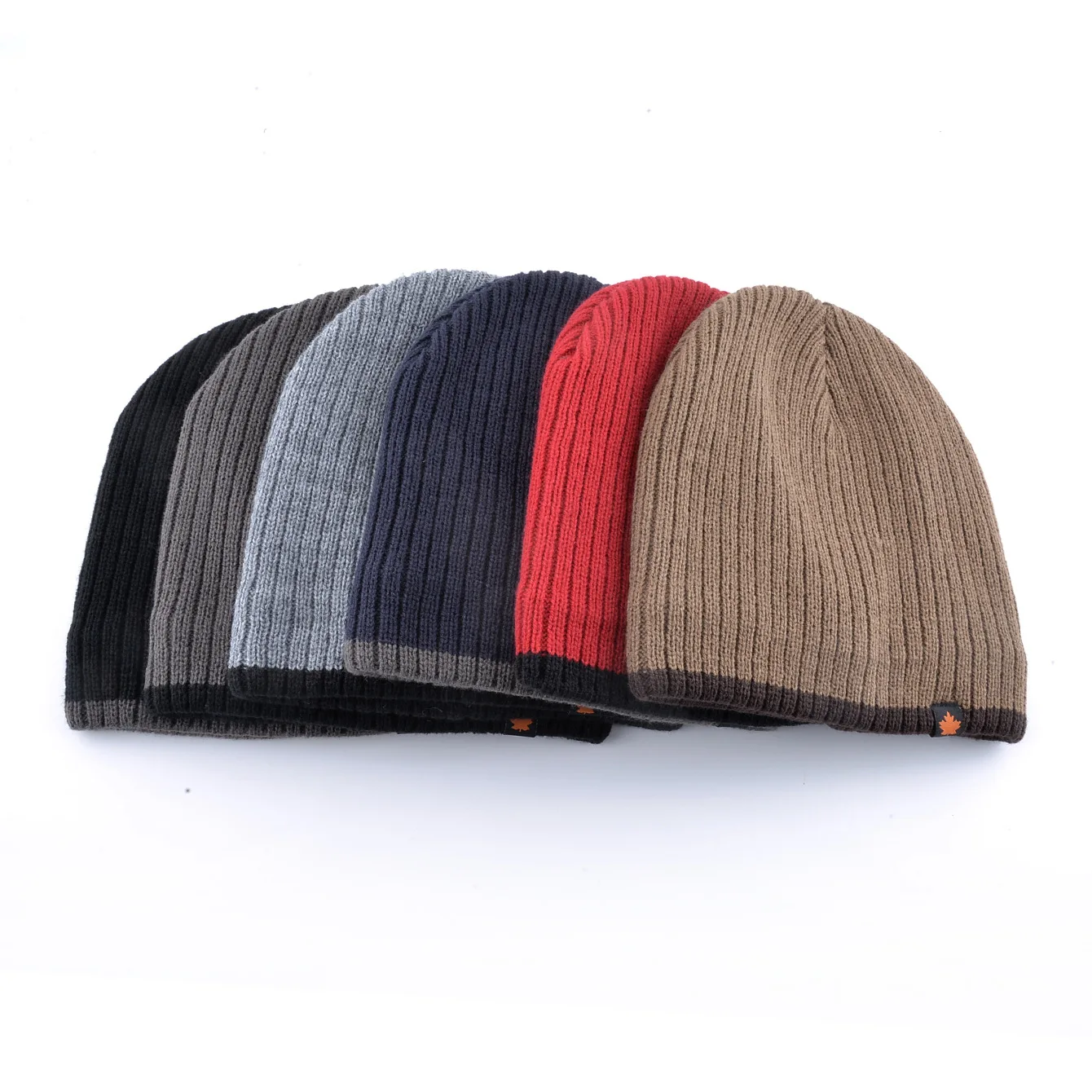 جديد رجل متماسكة قبعة قبعة دافئة سميكة قبعة الشتاء لركوب الدراجات في الهواء الطلق سميكة متماسكة قبعة في الهواء الطلق ركوب قبعة الجمجمة الدافئة الطقس البارد #2