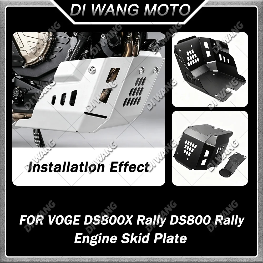 Motorcycle Engine Bottom Guard Skid Plate Headlight Protection Mesh Headlamp Cover Shield For VOGE DS800X Rally DS800 Rally