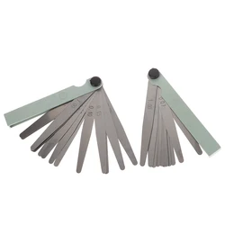 14/17 Blades Feeler Stainless Steel Gap 0.05-1.0mm Thickness Filler Gauge Tool Feeler Gauge Metric Thickness Gauge Set