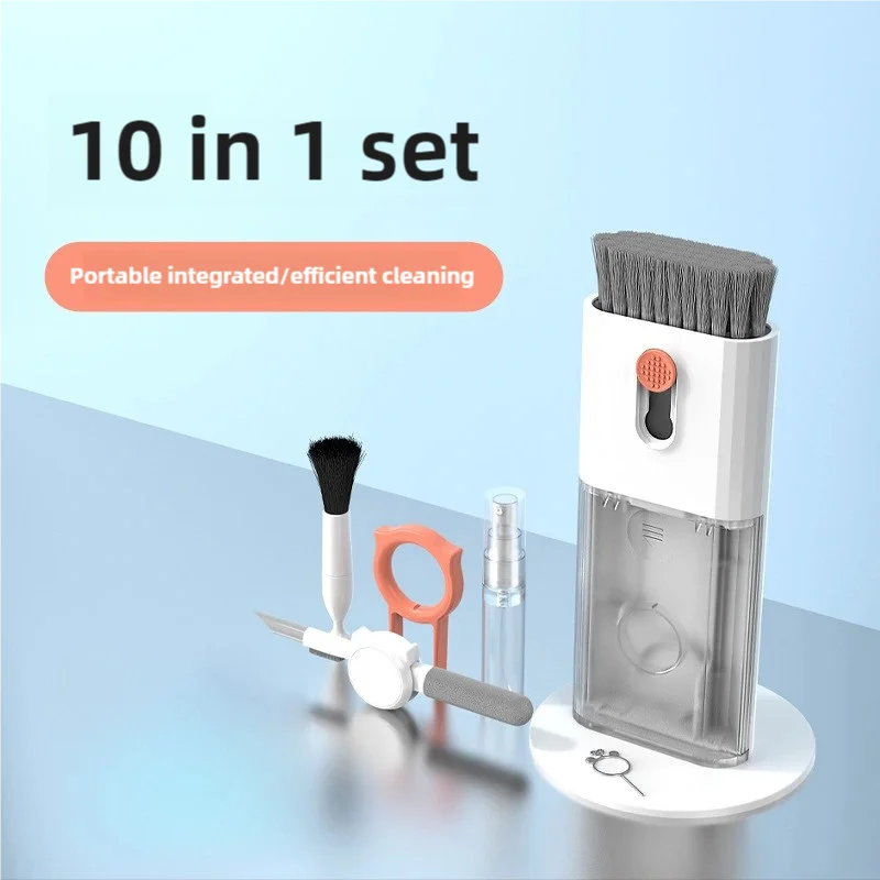 مجموعة تنظيف متعددة الوظائف مطورة لسماعات الأذن، قلم تنظيف لسماعات الأذن، تنظيف لوحة المفاتيح، تنظيف الكمبيوتر