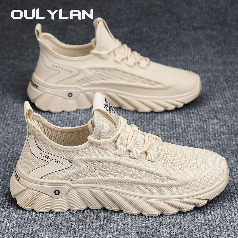 2024 Summer New Joker Leisure Trend Plus Size Sports Men's Shoe Mesh Breathable and Comfortable Increase Running Shoes