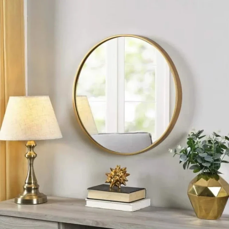Framed Mirror Hanging Bathroom Makeup Mirror Dining Room, Float Glass Wall Mirror