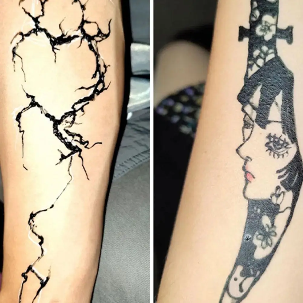 Henna-Tattoo-Creme, leicht zu reinigen, braune Henna-Creme, Bio-Henna-Tattoo, einfach aufzutragen für temporäre Tattoos, besondere Anlässe – Detail 15