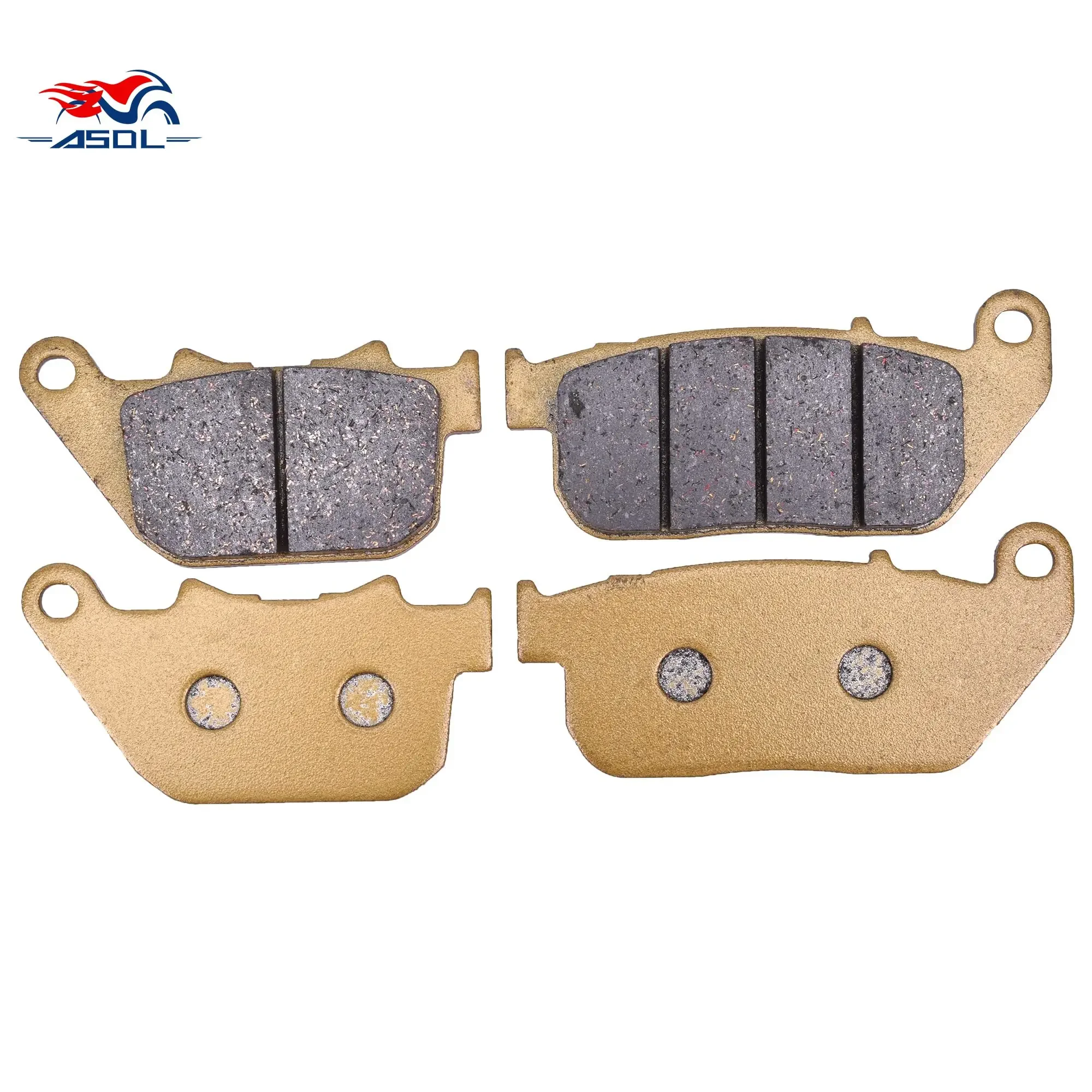 Ceramic Brake Pads For Forty EightX, V Seventy Two 12-13 Sportster XL883 Iron Low Superlow Roadster xl1200 Custom Low 883 1200