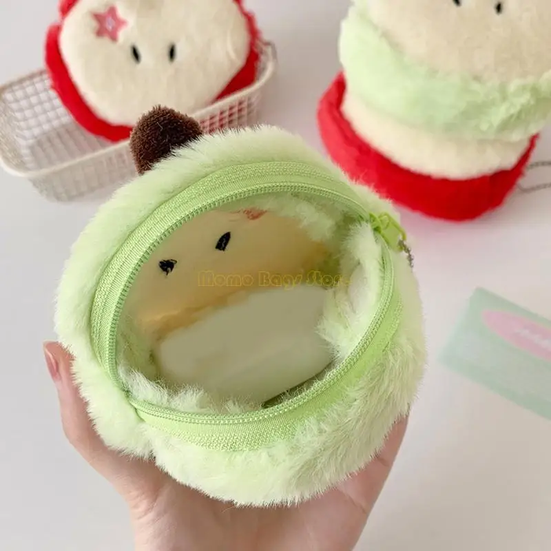 X90d weicher Fuzzy Fruchtmünzen Geld