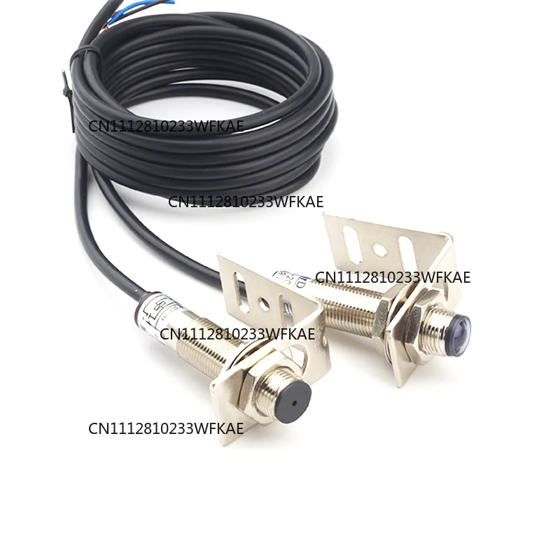 Suitable for M12 Waterproof Laser Photoelectric Beam Sensor Switch 20 Meters Distance NPN PNP Output