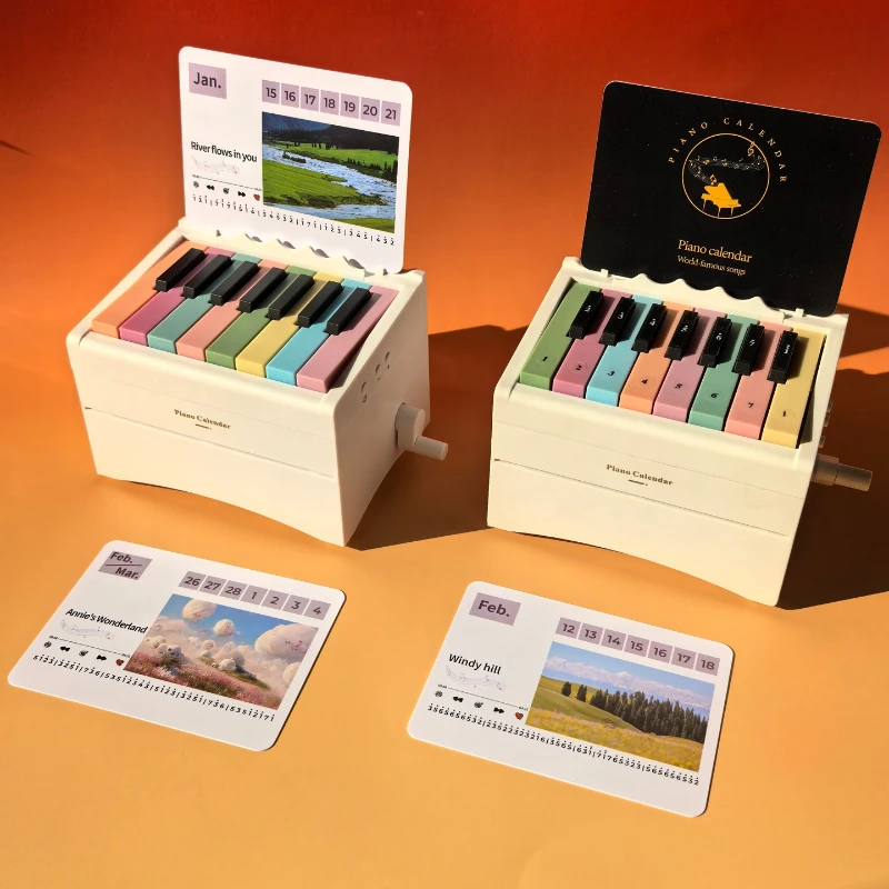 Piano Calendar Can Play 52 Songs Music Desk Calendar Cross-border Mold Taylo Mayday Zhou Sheng
