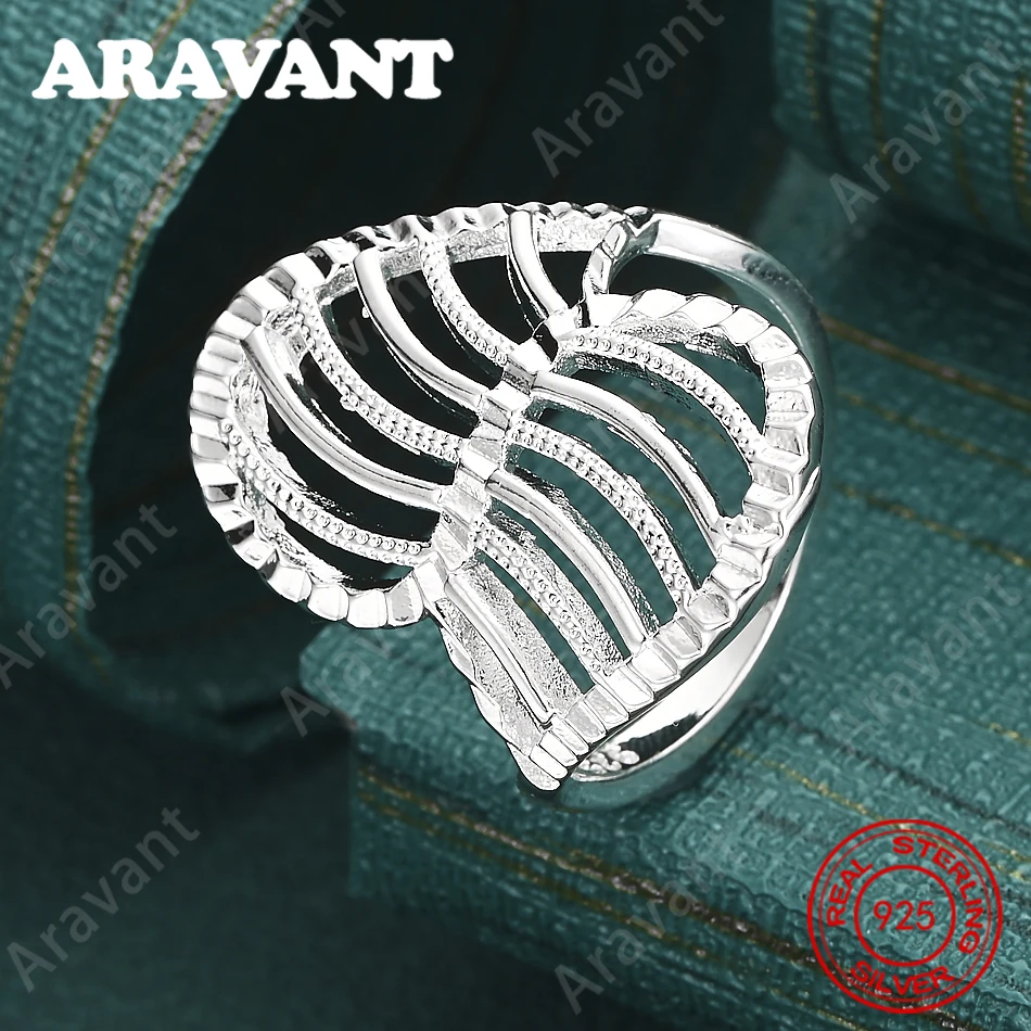 

925 Sterling Silver Openwork Irregular Zircon 7-10# Ring For Women, Commuter Accessories, Christmas Gifts, Jewelry