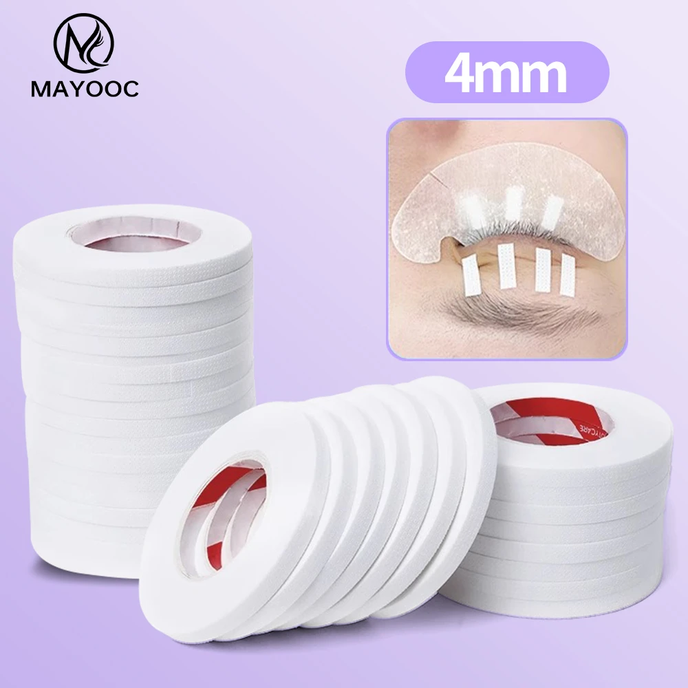 4mm Mini Eyelash Extension Tape Makeup Breathable Anti-allergy Easy to Tear Micropore Tape Professional Lashes Tape Wholesale