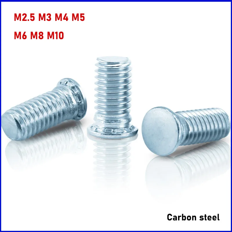 

Rivet Screws M2.5 M3 M4 M5 M6 M8 M10 * 5 6 7 8 9 10 11 12 13 14 15 16 18 20~60mm Blue Zinc Plating Carbon Steel