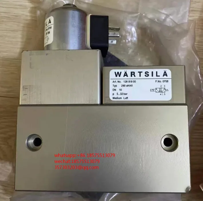 Válvula solenoide para WARTSILA 290oH/41, 12801800 nueva, 1 pieza