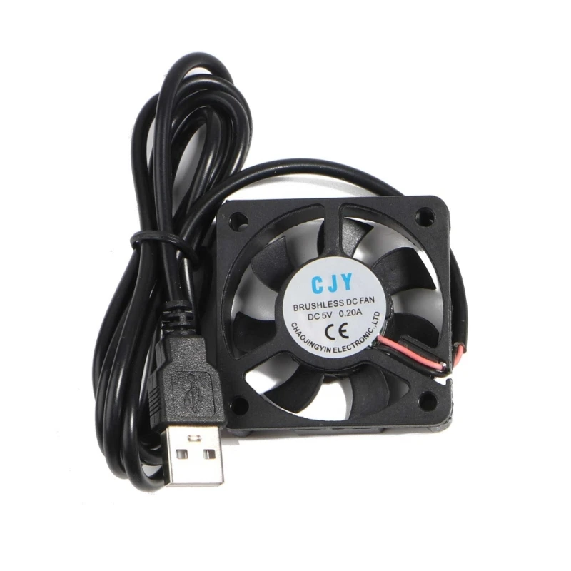 USB Fans CPU Cooling Radiator 5V 2Pin USB Fans for Computer Case-Server Radiator 50x50mm Quiet 4500-5500RPM Dropship