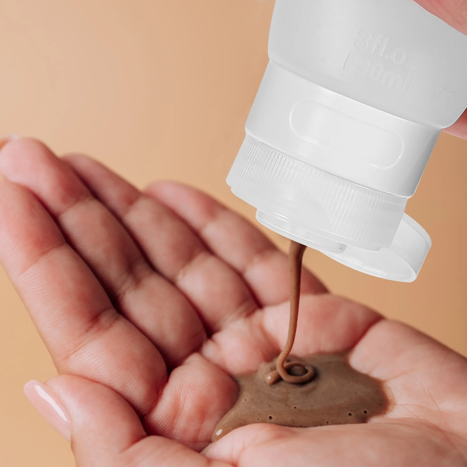 

4Pcs Travel Bottles Silicone Squeeze Refillable Empty Tubes for Toiletries Shampoo Facial Cleanser Lotion Dispenser Container