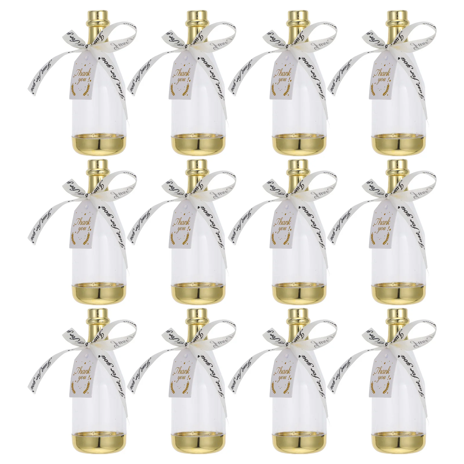 

12 Pcs Birthday Candy Bottles Shower Favor Party Boxes Containers Favors Acrylic Treat Shaped