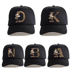 Mickey Mouse Women Baseball Cap Children Cartoon Minnie Mouse Hat Boy Girl Breathable Kid Hat HipHop NetCap Kawaii Toy Gift