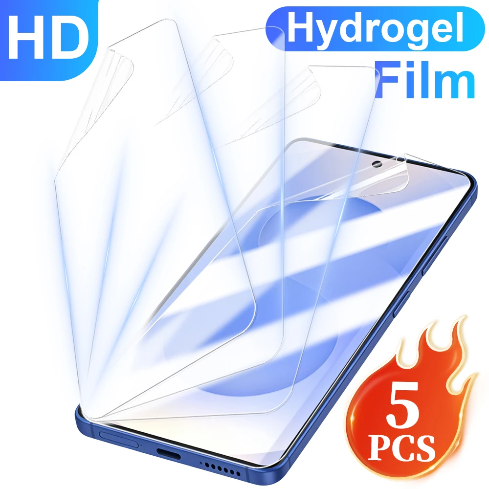 

1-5PCS for Samsung Galaxy S26Ultra S26Plus S26 HD Hydrogel Film Full Cover Screen Protector Protective Anti-scratch Protection