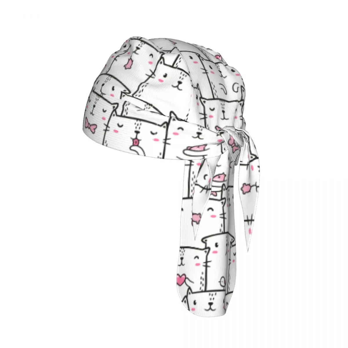 

Спортивная кепка-козырек с рисунком милых котиков для бега, походов, велоспорта, быстросохнущая, с защитой от солнца, в стиле пиратской шляпы