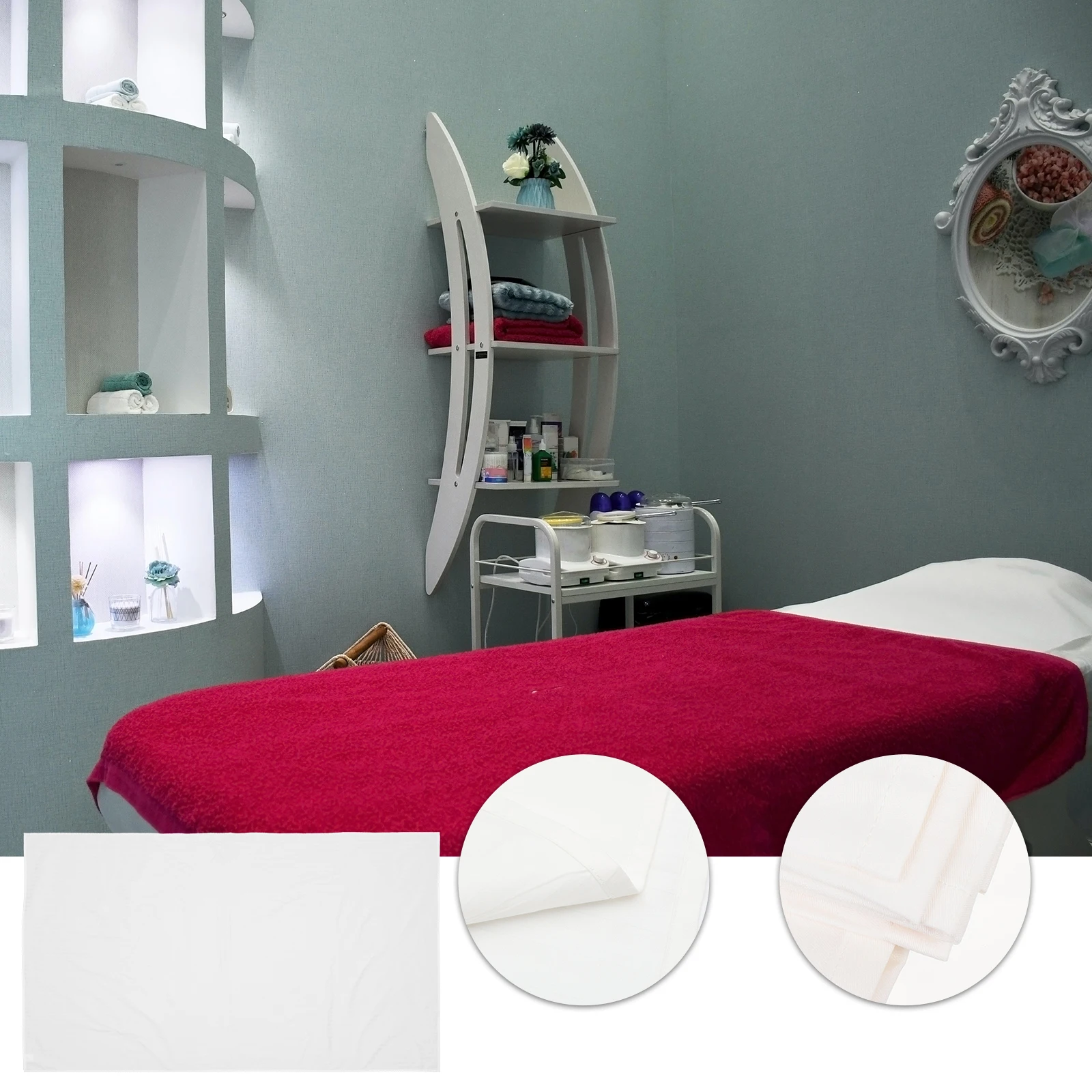 

Washable Fitted Bed Sheet for Hospital Mattress Protective Cover Quick-Drying Breathable Bed Sheet for Medical Use