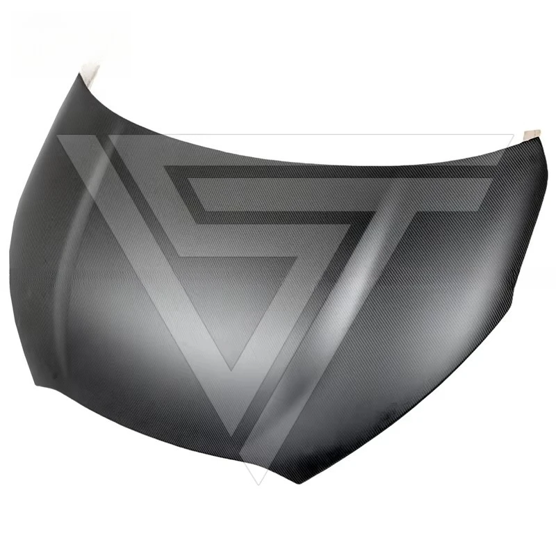 Matte Carbon Fiber Hood for 2020-2022 Toyo Gr Yaris Mxpa12 Gxpa16 Retrofit to Oem Style view 2