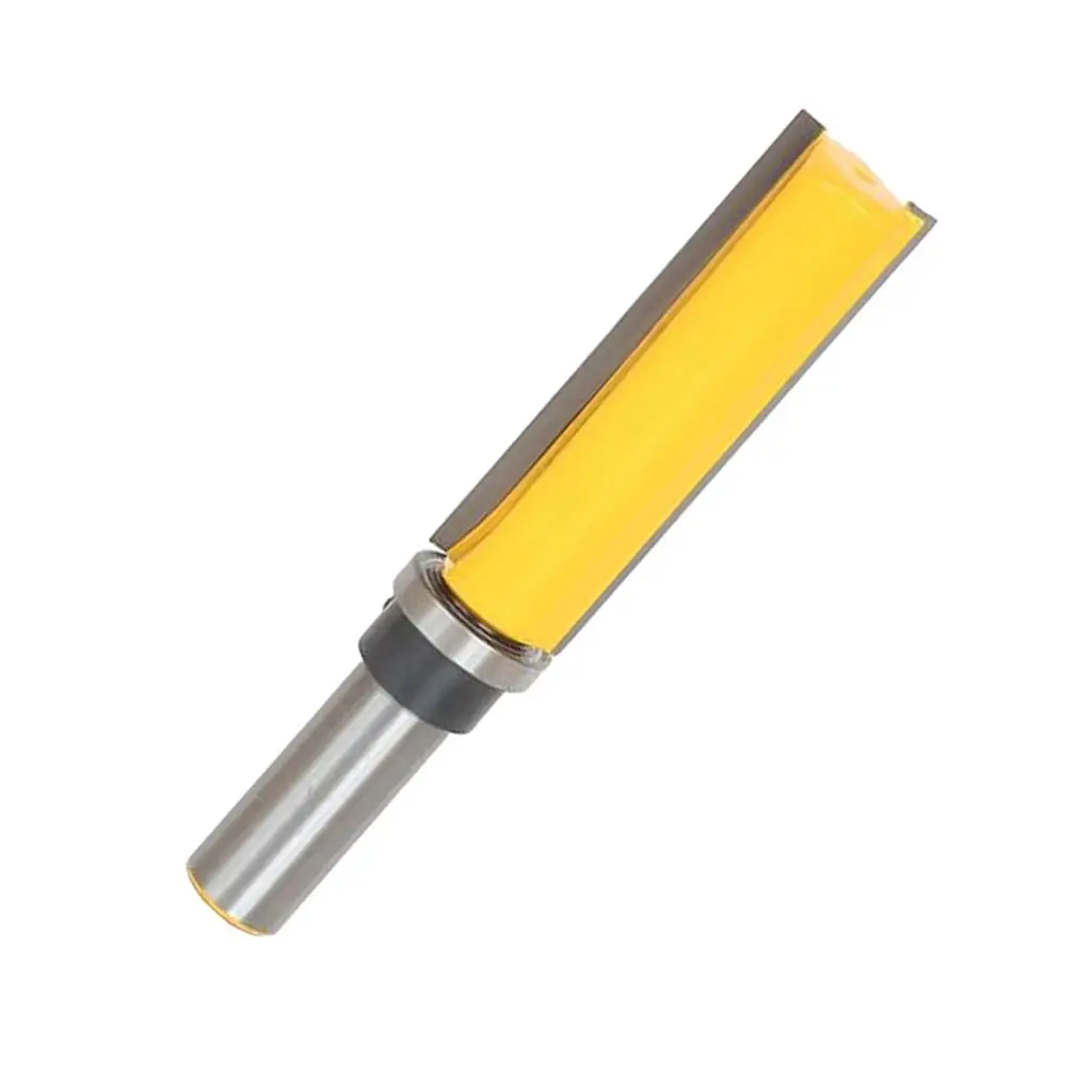 

1 2 Shank Flush Trim Router Bit Carbide Woodworking Pattern Cutter for Panel Softwood Trimmer