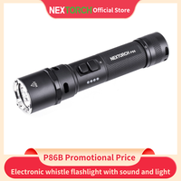 Nextorch P86B 1600 Lumens torch LED Tactical Flashlight rechargeable powerful lamp  for camping fishing Outdoor lighting hunting