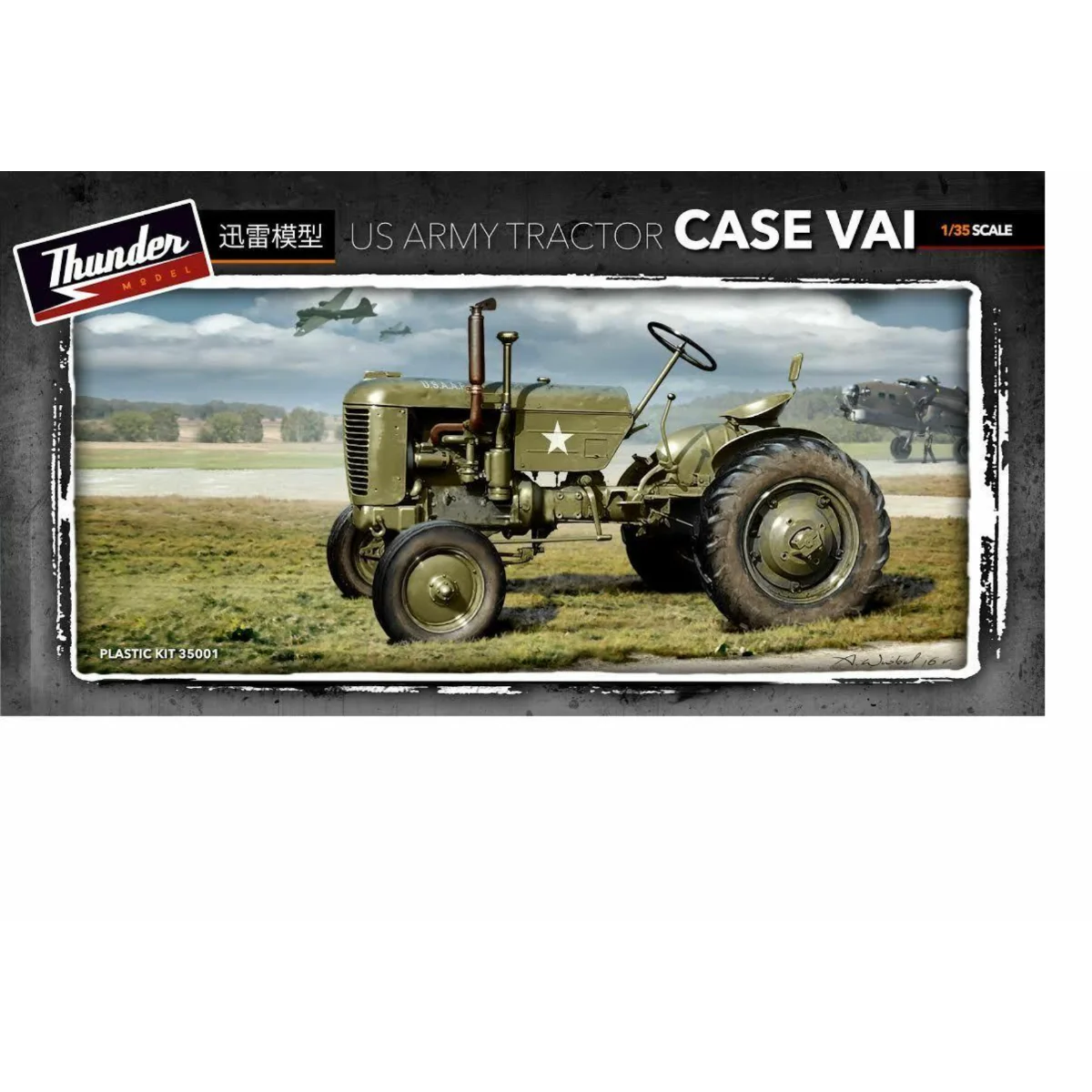 Thunder Model 35001 1/35 Scale Model U S Army Tractor Case VAI Model kit