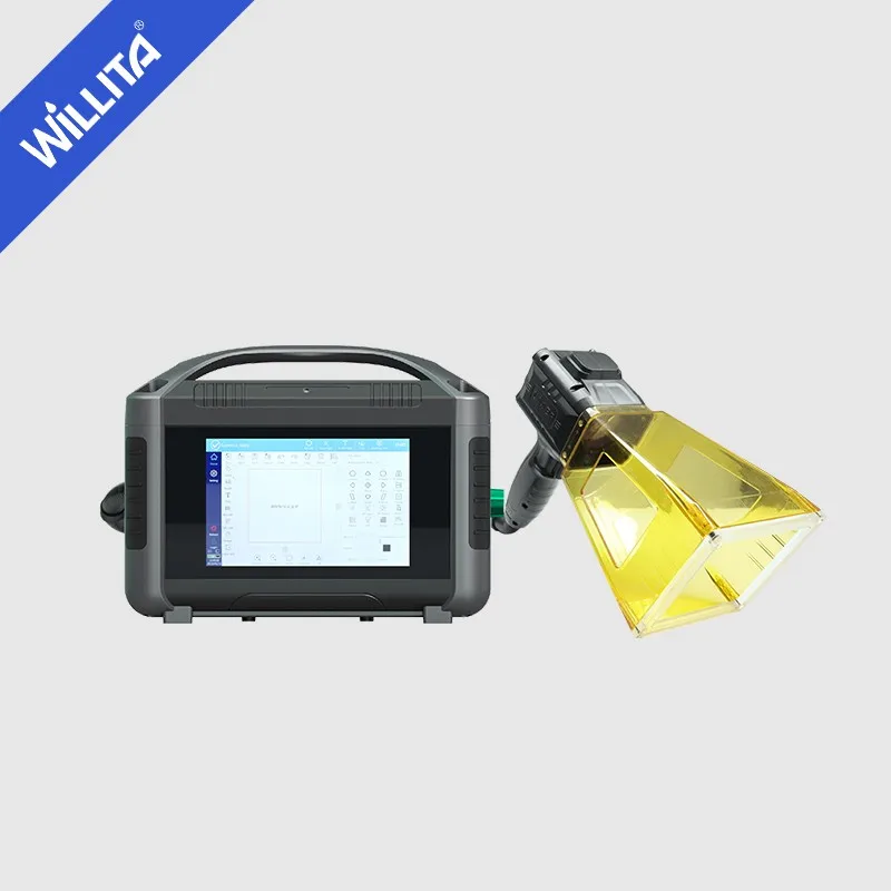 

Ручной лазерный принтер Willita, портативная печатная машина, текстовый логотип, дата, штрих-код, QR-код, графика, 20 Вт, 30 Вт, гравировка металла, офис