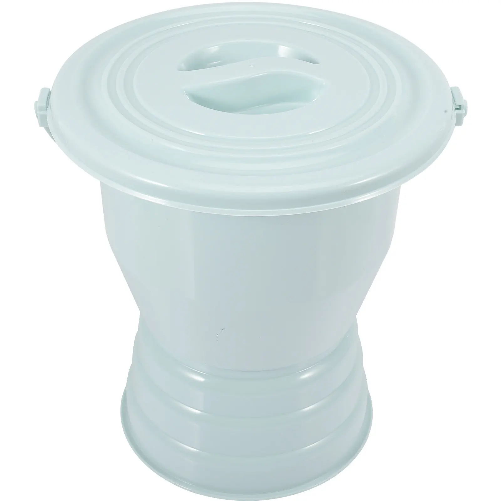 

High Density Plastic Chamber Pot Thickened Urinal with Cover Portable Toilet for Home Hospital Night Use Non Slip Base Kids