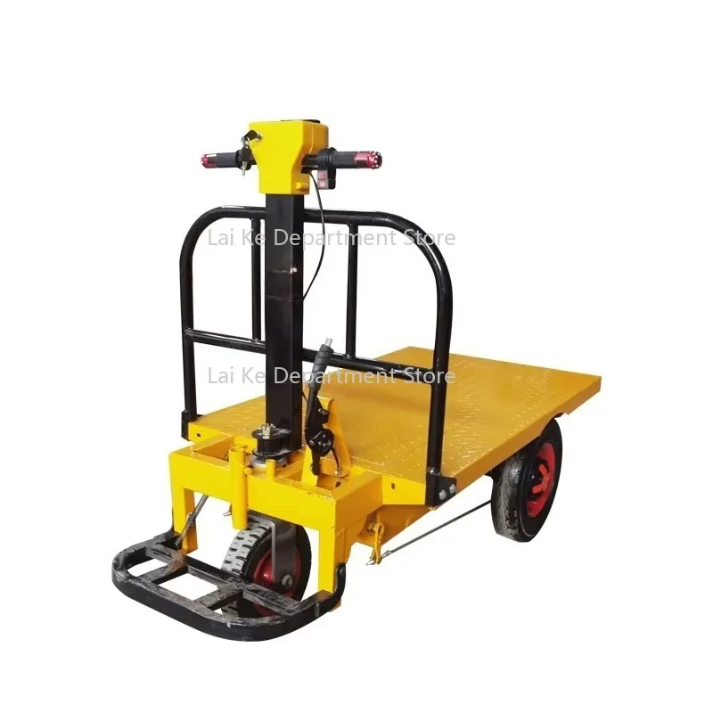 

Farm Trailers Storage Cart 1000 kg Flatbed Platform Trolley Cart Heavy Load Transport Cargo Flatbed Cart Electro-tricycle