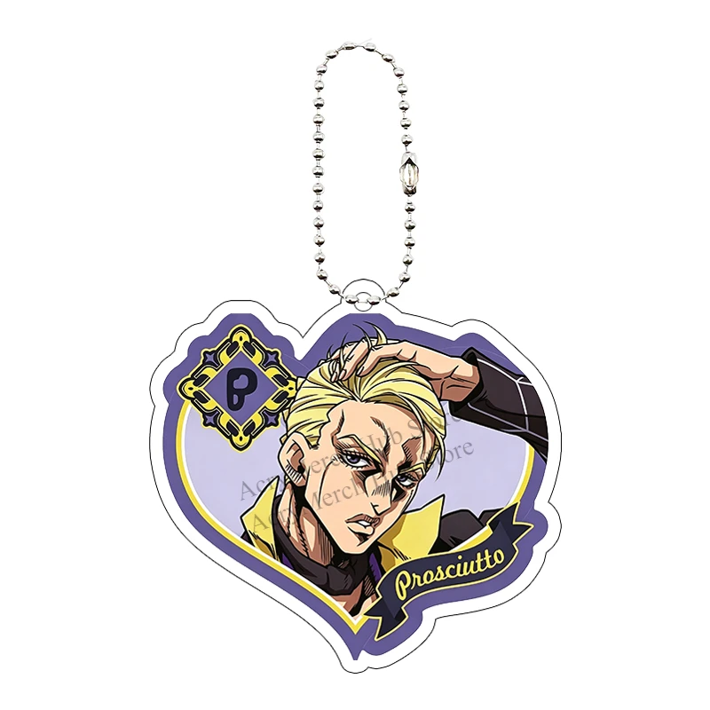 Doppio Giorno Risotto JOJO Anime Cartoon Acryl Trendiger Anhänger Rucksack-Dekoration Schmuck Doujin Schlüsselanhänger Geschenk – Detail 12