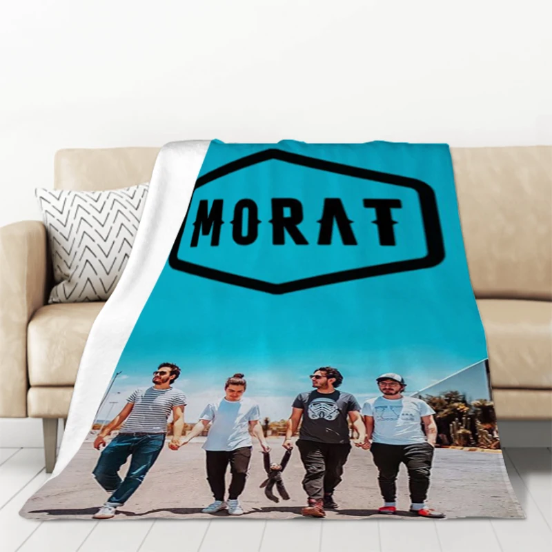 Morat Band Blanket Bed Blankets and Bedspreads Furry Plush Plaid on the Sofa Microfiber Bedding Bedspread Throw Knee Throws Baby