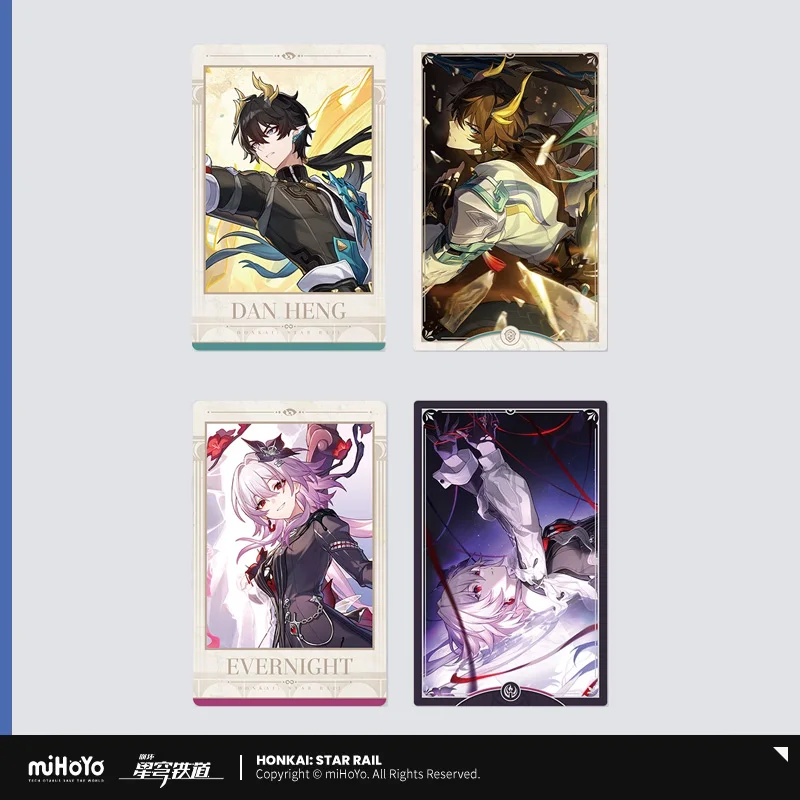 썬시아 혼카이 스타 레일 공식 상품 미호요 오리지널 정품 테마 시리즈 카드 단 헝 에버나이트