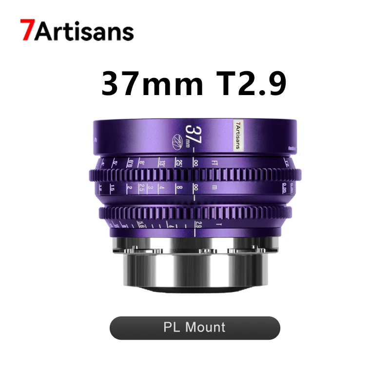 

7artisans 37mm T2.9 Floral Bloom Series Full Frame Manual Prime Lens Art Cine Camera Lens for Photography PL Cinema Lens