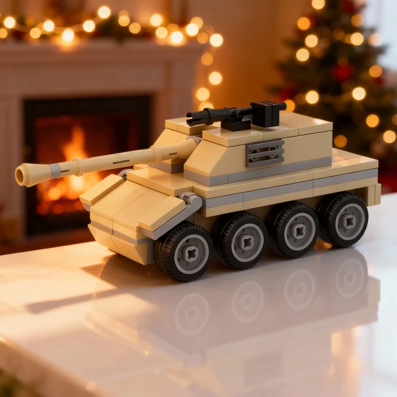 

Набор для сборки модели танка «Пустынная битва» (119 деталей), конструктор, развивающая игрушка, идея для подарка на Рождество, для детей