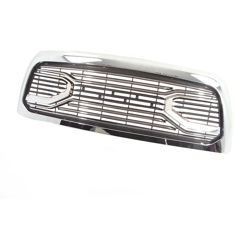 2010 2019 pickup truck parts custom big horn chrome front upper grill car grills fit for dodge ram 2500 3500