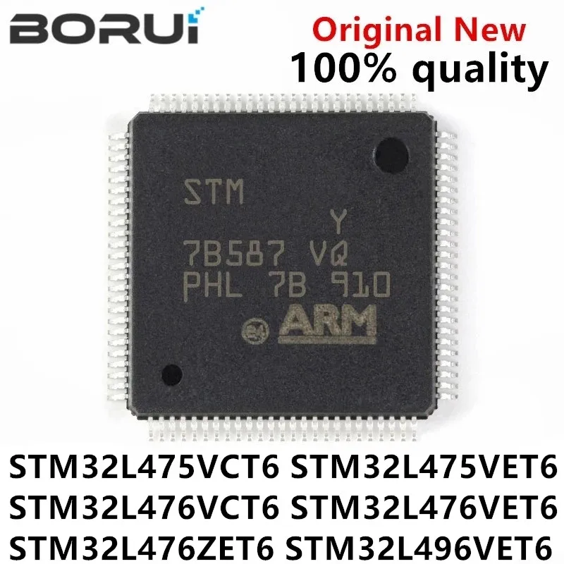 (1piece) 100% New STM32L475VCT6 STM32L475VET6 STM32L476VCT6 STM32L476VET6 STM32L476ZET6 STM32L496VET6 QFP-100 Chipset