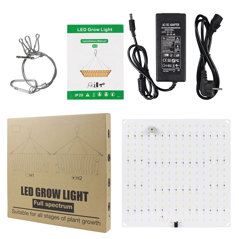 

Plant Light LED Fill Light Full Spectrum Plant Grow Light IP20 Water Resistant Rating Heat Dissipation Design Two