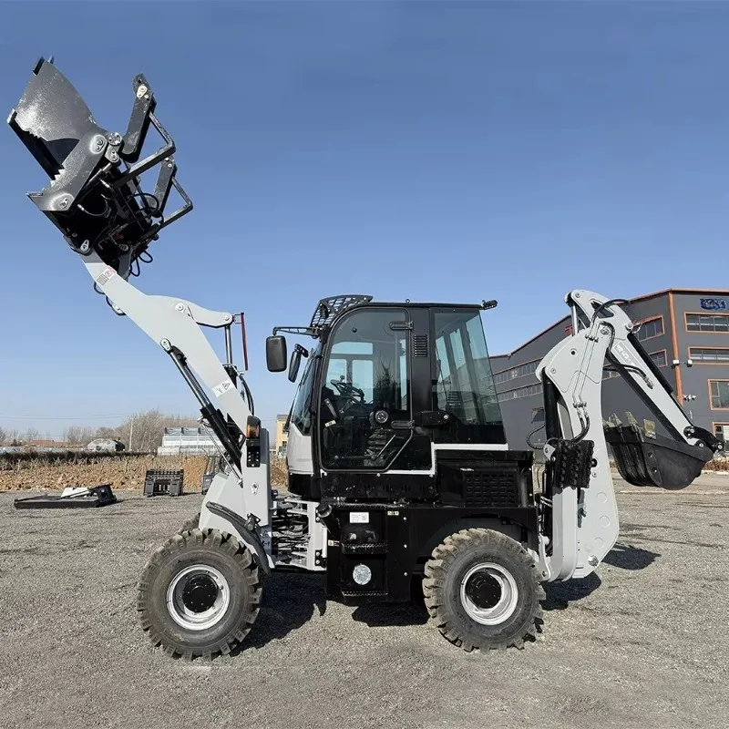 Compact Multi-Purpose Backhoe Loader 4x4 Diesel CE Euro 5 Loader For Urban Construction Farm Landscaping Small Projects