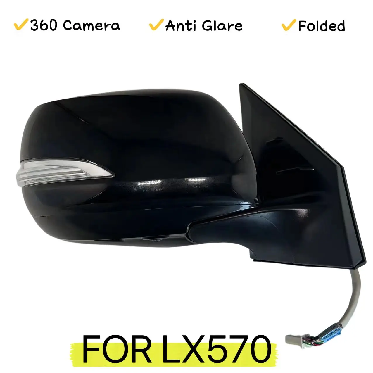 Direct Sale Outside Auto Mirror Rearview Mirror Original 360  Side Mirror for  LX570