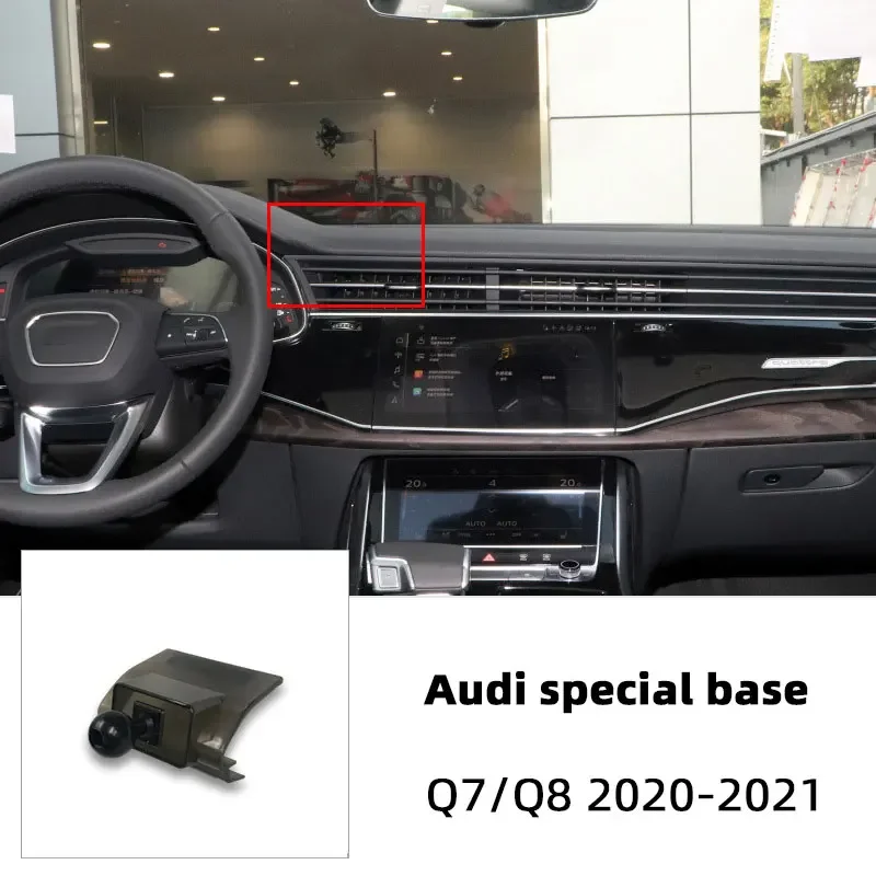 

For Audi A6L A4L A5 Q5L A1 A8L A7 Q3 A3 Q7 S4 S5 Q2L Q7 Q8 Q4 E-tron Car Phone Holder,Bracket Special Base Mount Fixed Accessory