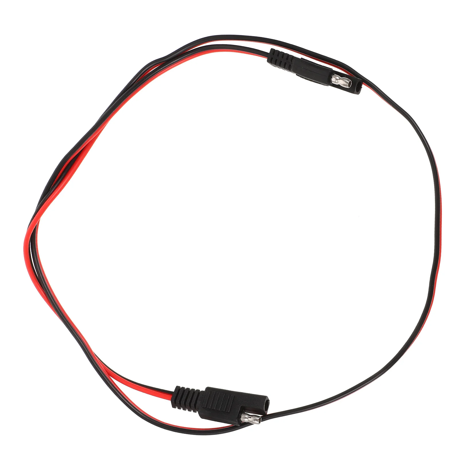 

Sae Extension Cable Sturdy Copper 12V Plug Connector Solar Panel DIY Motorcycle Car Tractor Durable High Temperature