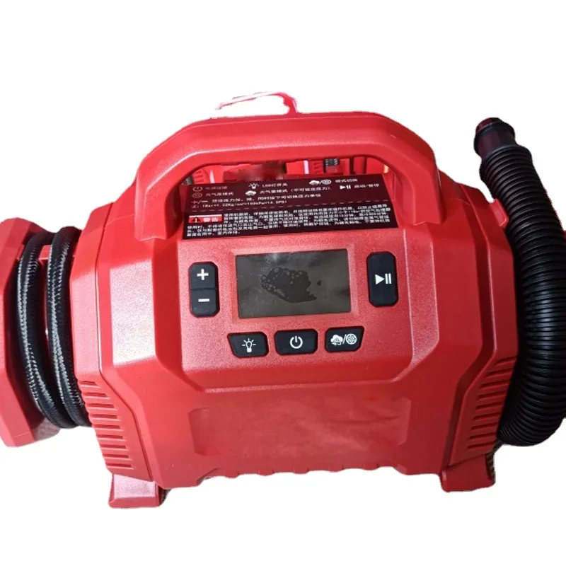 1PC 20V Household Lithium Multifunctional Inflation Pump Wireless Small Portable Electric Tire Inflation Pump