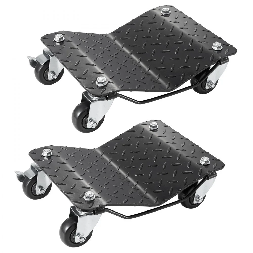 

2 PCS Car Dolly Wheel Tire Dolly Heavy Duty Skate Auto Repair Dolly 3000LB