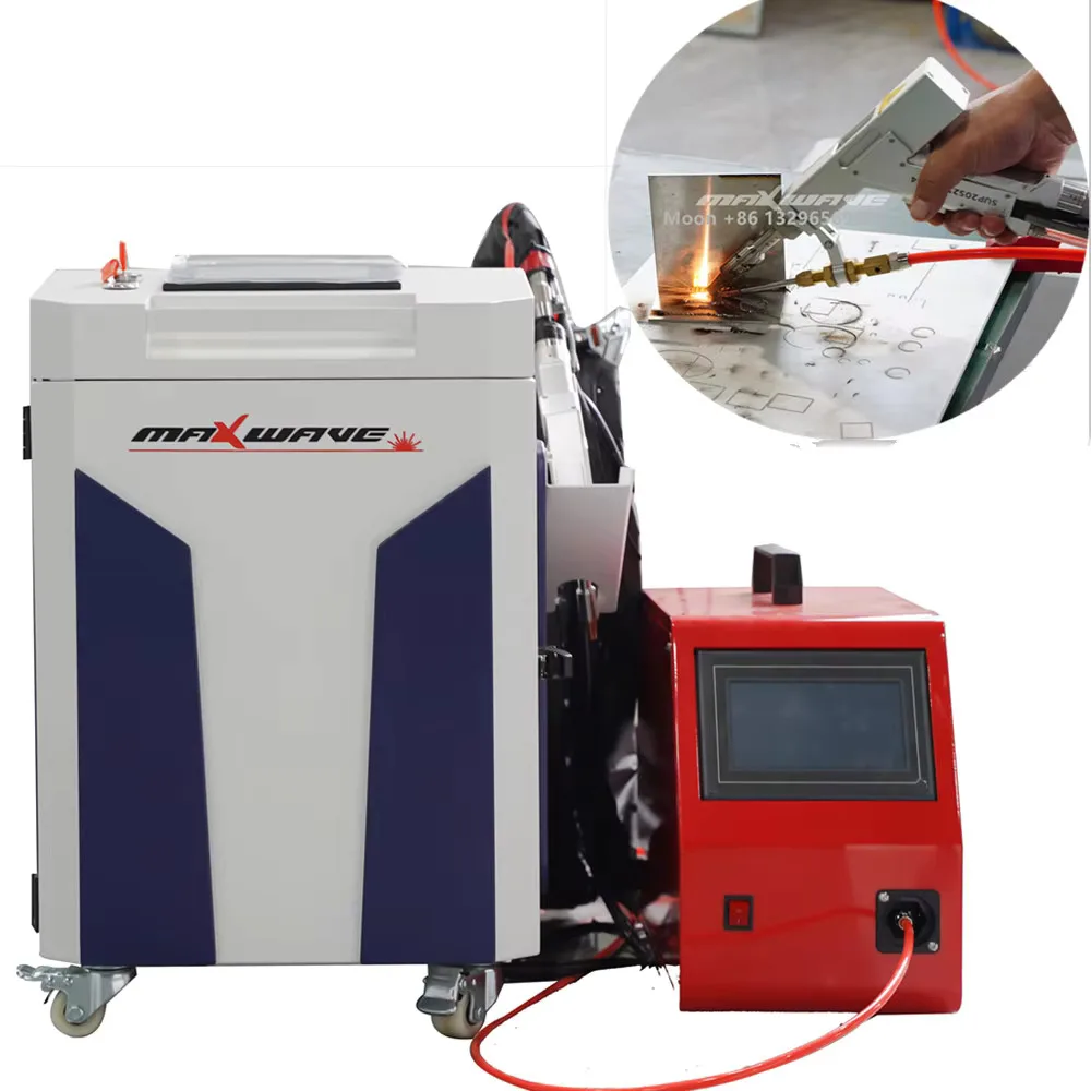 3-In-1 Welding/Cutting/Cleaning Hine 1500W Handheld Laser Welder Soldering For Soldadora Metal Sheet Tube 5Mm Thickness